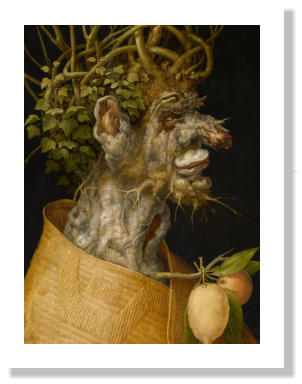 Giuseppe Arcimboldo Der Winter 1563 Lindenholz; 66,6  50,5 cm Kunsthistorisches Museum, Gemldegalerie  KHM-Museumsverband